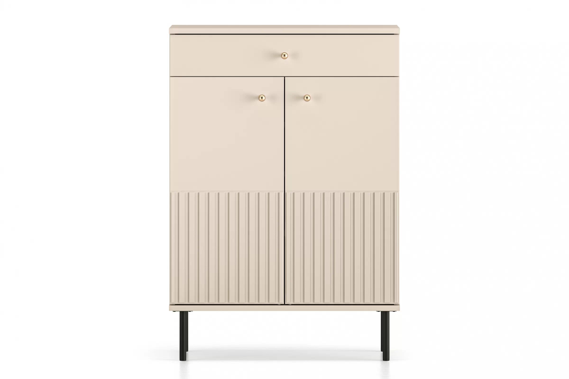 Komoda Jamuzi 68 cm - kašmír Komoda do předsíně z szuflada Jamuzi 14 - 68 cm - kašmír