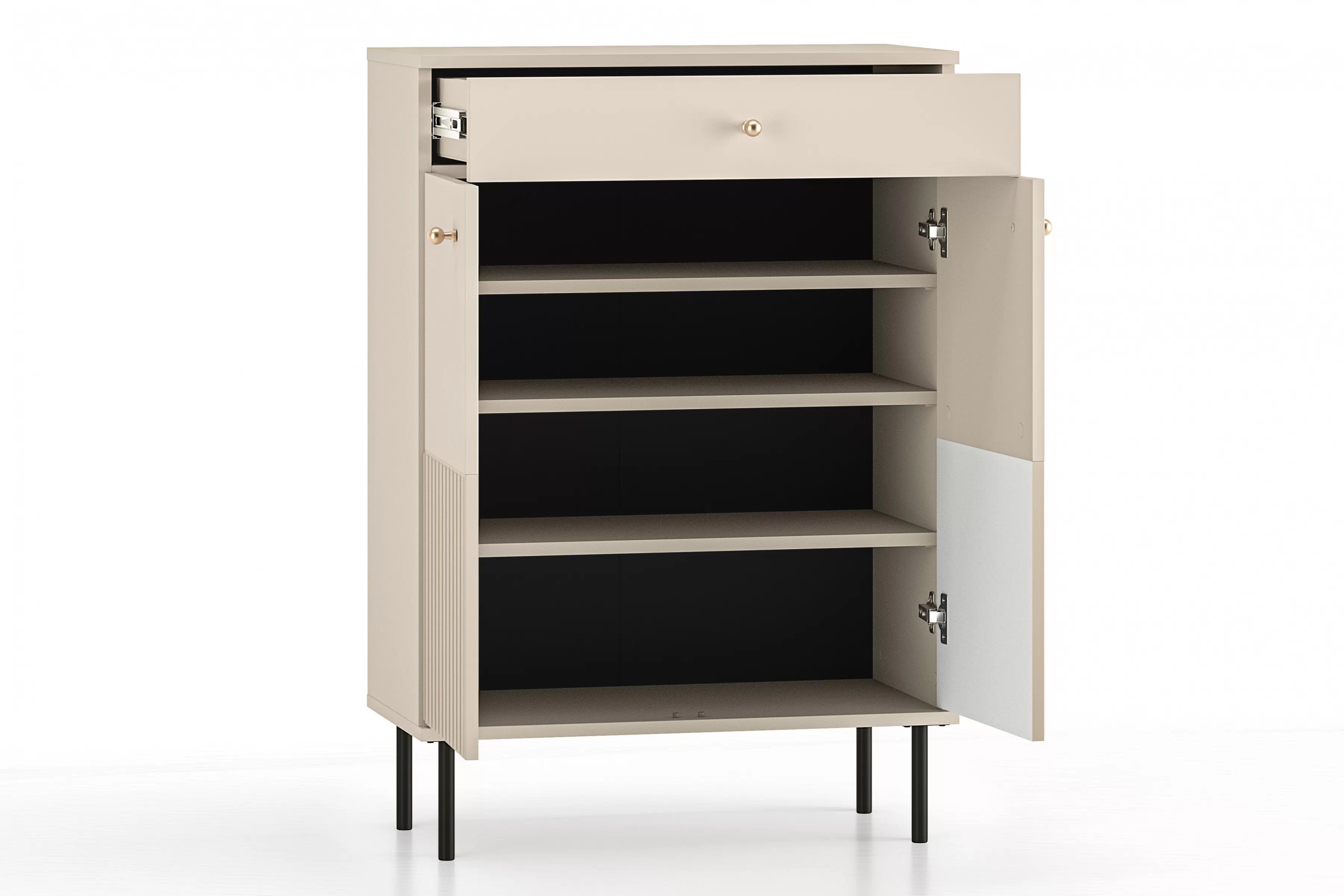 Komoda Jamuzi 68 cm - kašmír Komoda do předsíně z szuflada Jamuzi 14 - 68 cm - kašmír