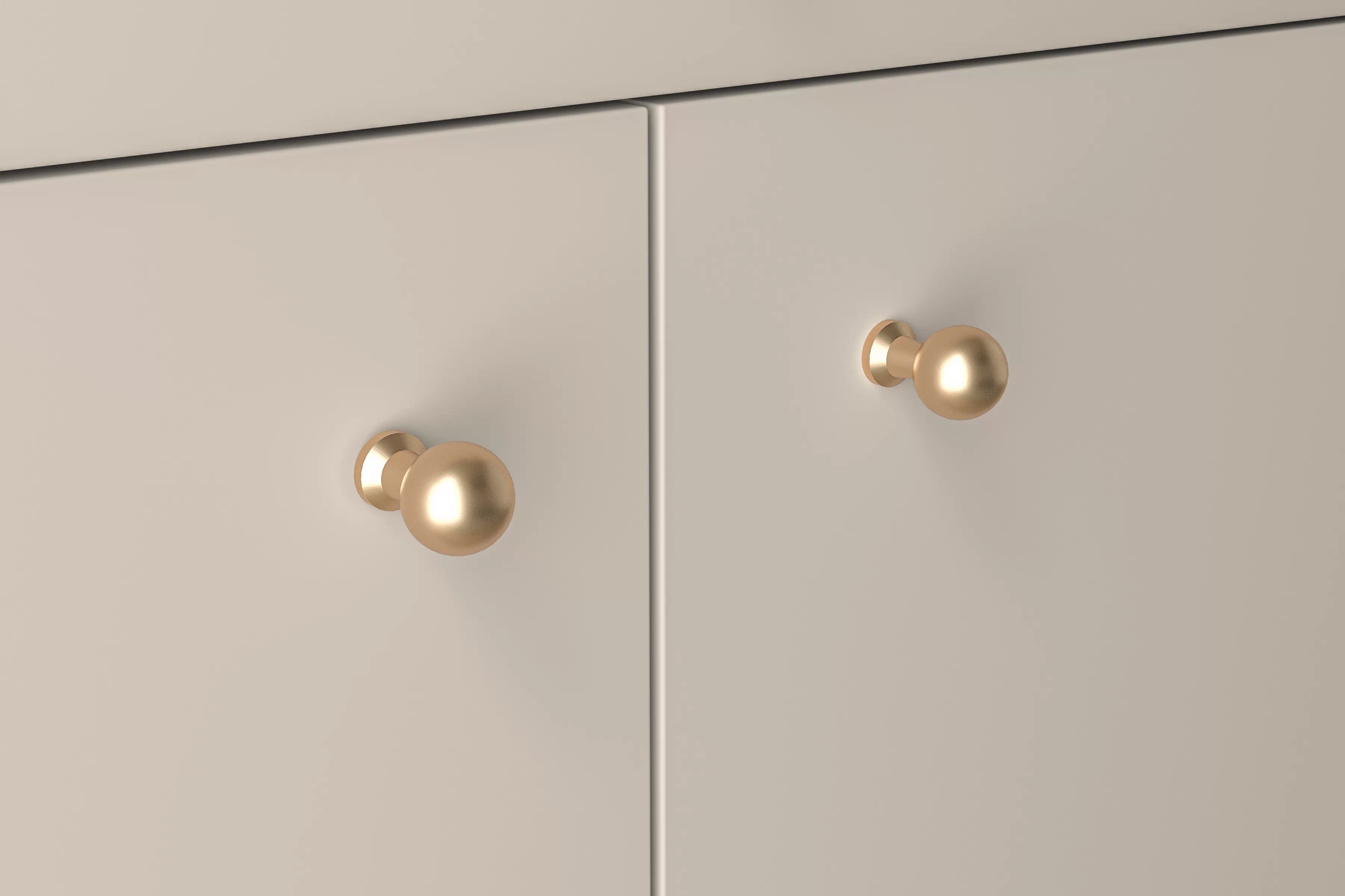 Komoda Jamuzi 68 cm - kašmír Komoda do předsíně z szuflada Jamuzi 14 - 68 cm - kašmír