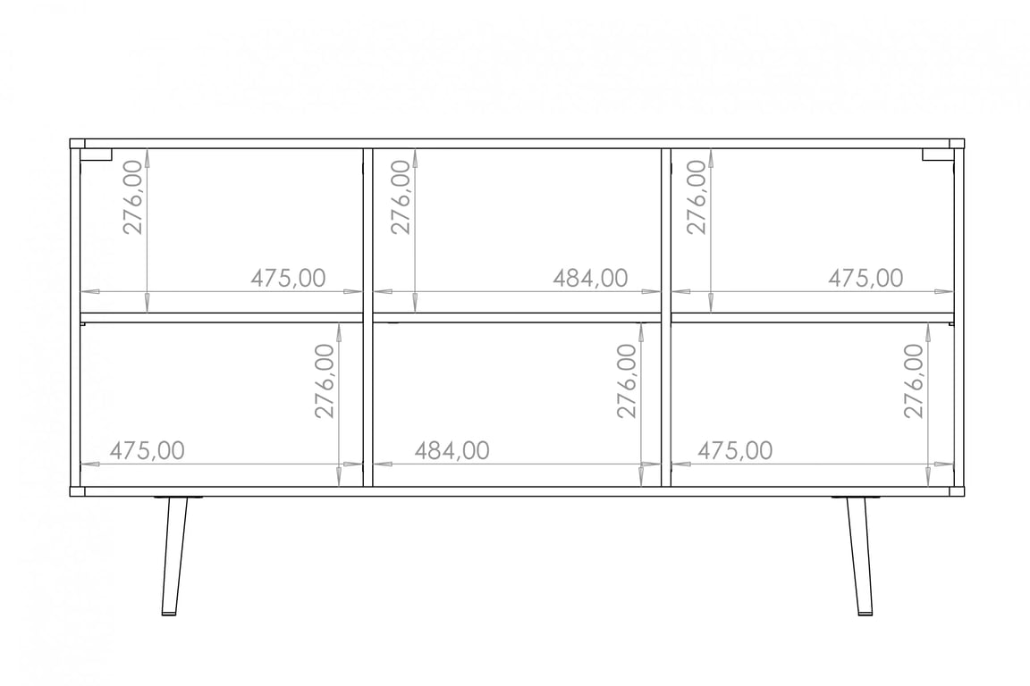 Komoda Eterio 150 cm - captains deck / černý grafit Komoda do obývacího pokoje Eterio 150 cm - captains deck / černá grafit