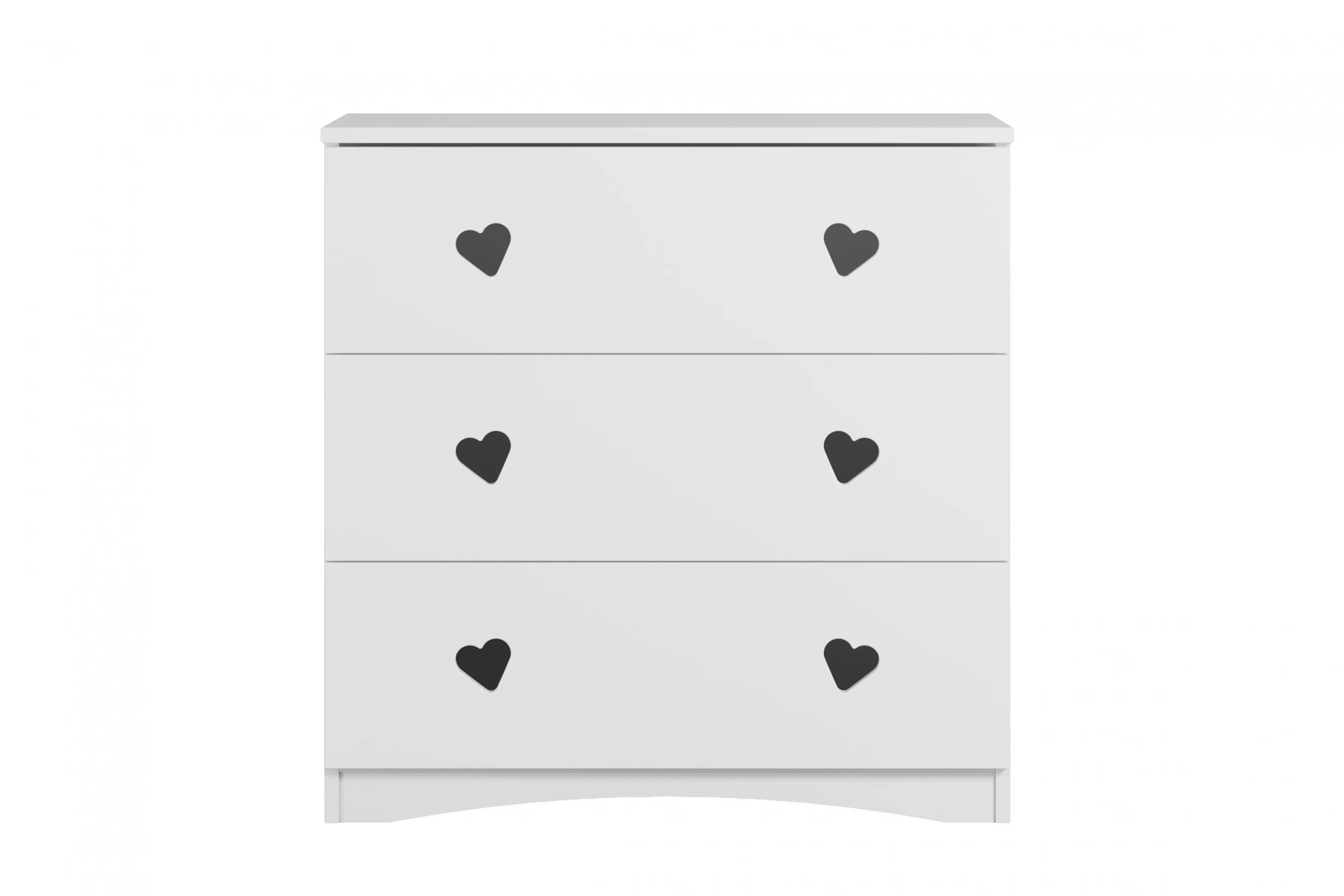 Detská komoda Pateri 80 cm - biela Komoda dziecieca Pateri 80 cm - Biely