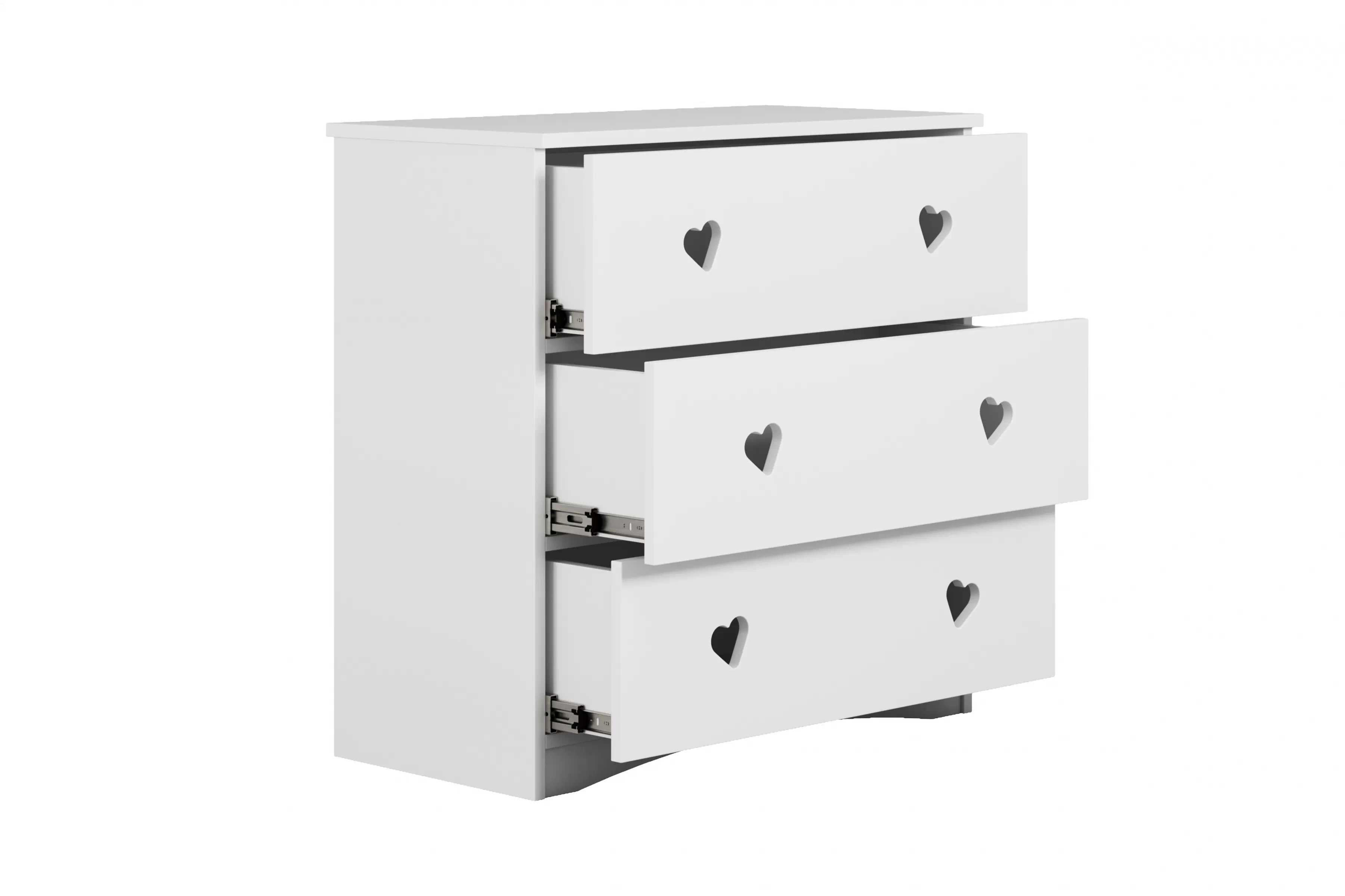 Detská komoda Pateri 80 cm - biela Komoda dziecieca Pateri 80 cm - Biely