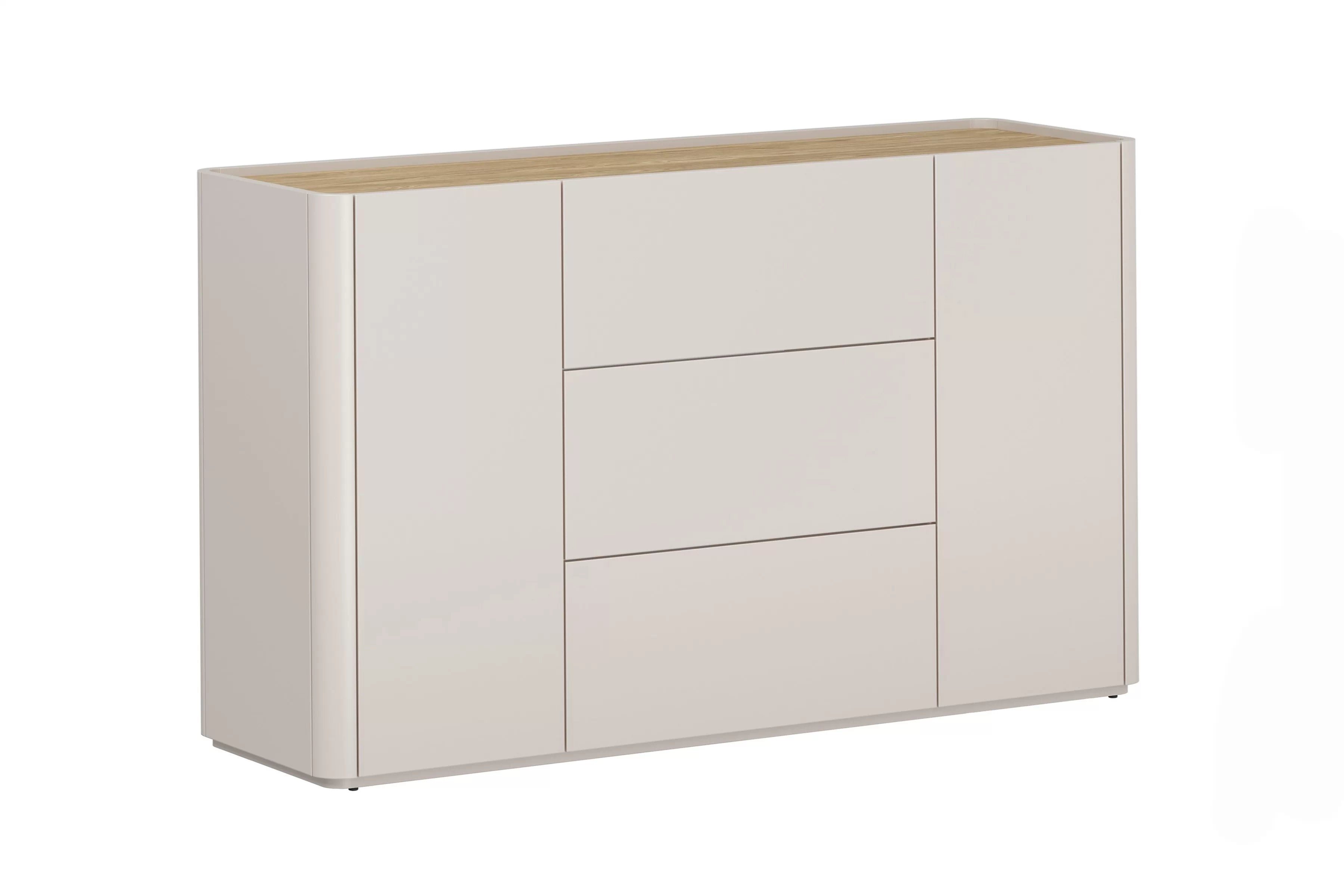 Komoda Elivo 150 cm se zásuvkami - kašmír / olejovaný dub Komoda Elivo 150 cm se zásuvkami - kašmír / dub olejowany