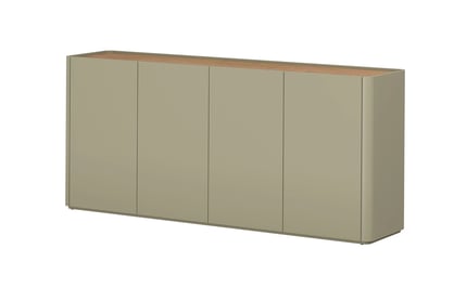 Komoda Elivo 200 cm - eukaliptus / dub baltic dune