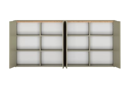 Komoda Elivo 200 cm - eukalyptus / dub baltic dune Komoda Elivo 200 cm - eukaliptus / dub baltic dune