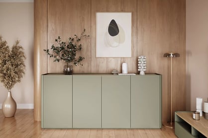 Komoda Elivo 200 cm - eukalyptus / dub baltic dune Komoda Elivo 200 cm - eukaliptus / dub baltic dune