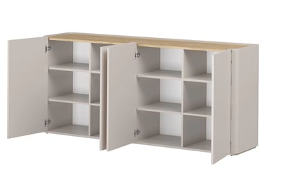 Komoda Elivo 200 cm - kašmír / olejovaný dub Komoda Elivo 200 cm - kašmír / Dub olejowany