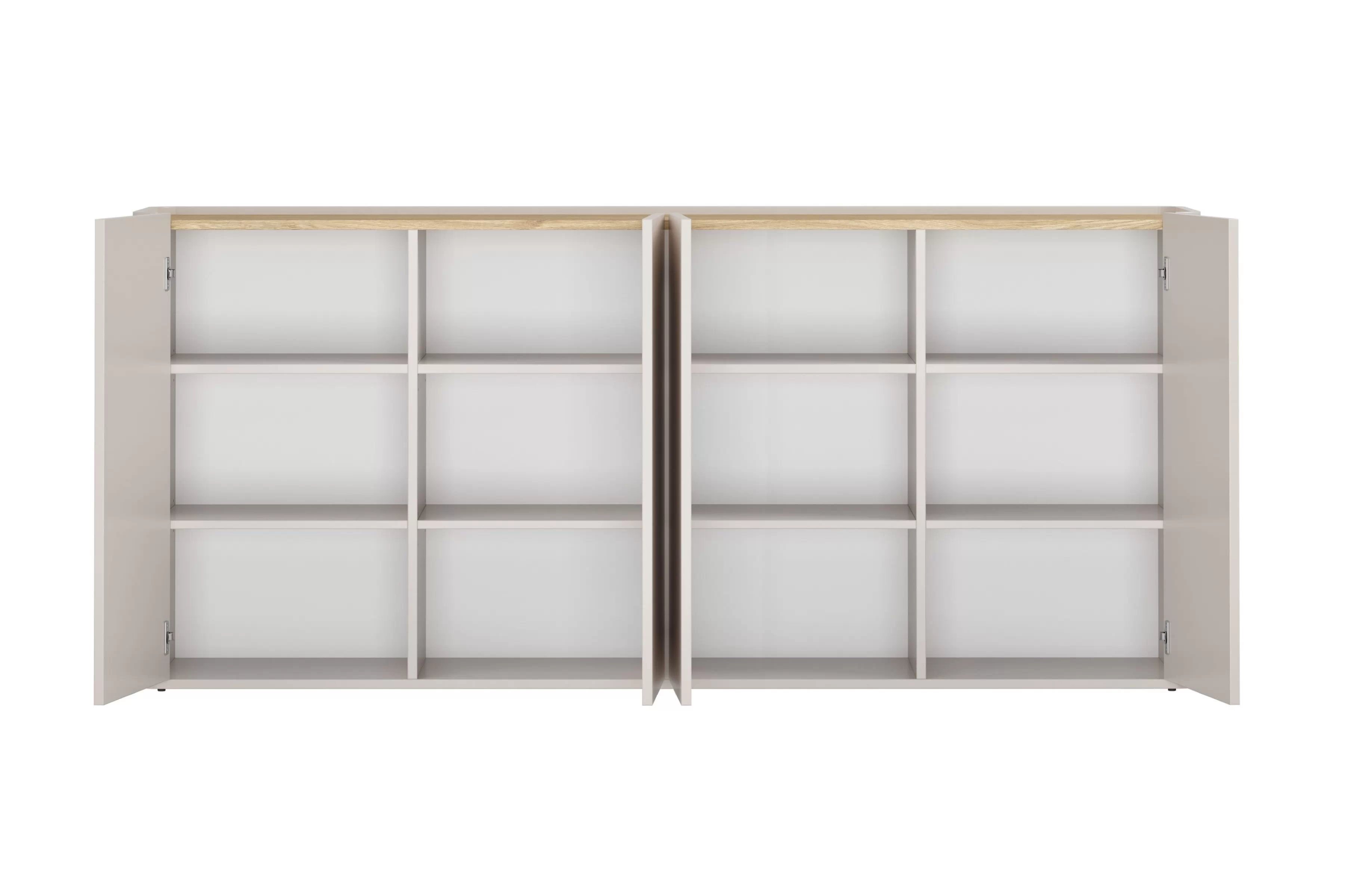 Komoda Elivo 200 cm - kašmírová / dub olejovaný Komoda Elivo 200 cm - kašmír / dub olejowany