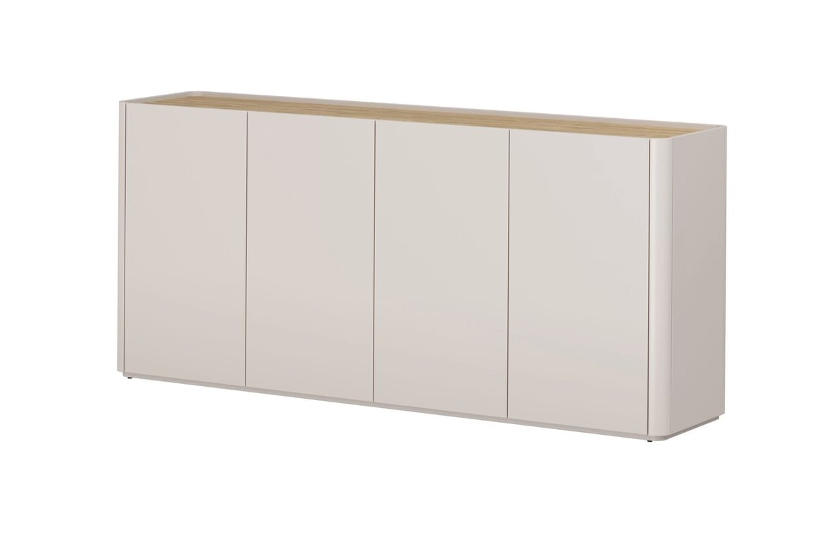 Komoda Elivo 200 cm - kašmír / olejovaný dub Komoda Elivo 200 cm - kašmír / Dub olejowany