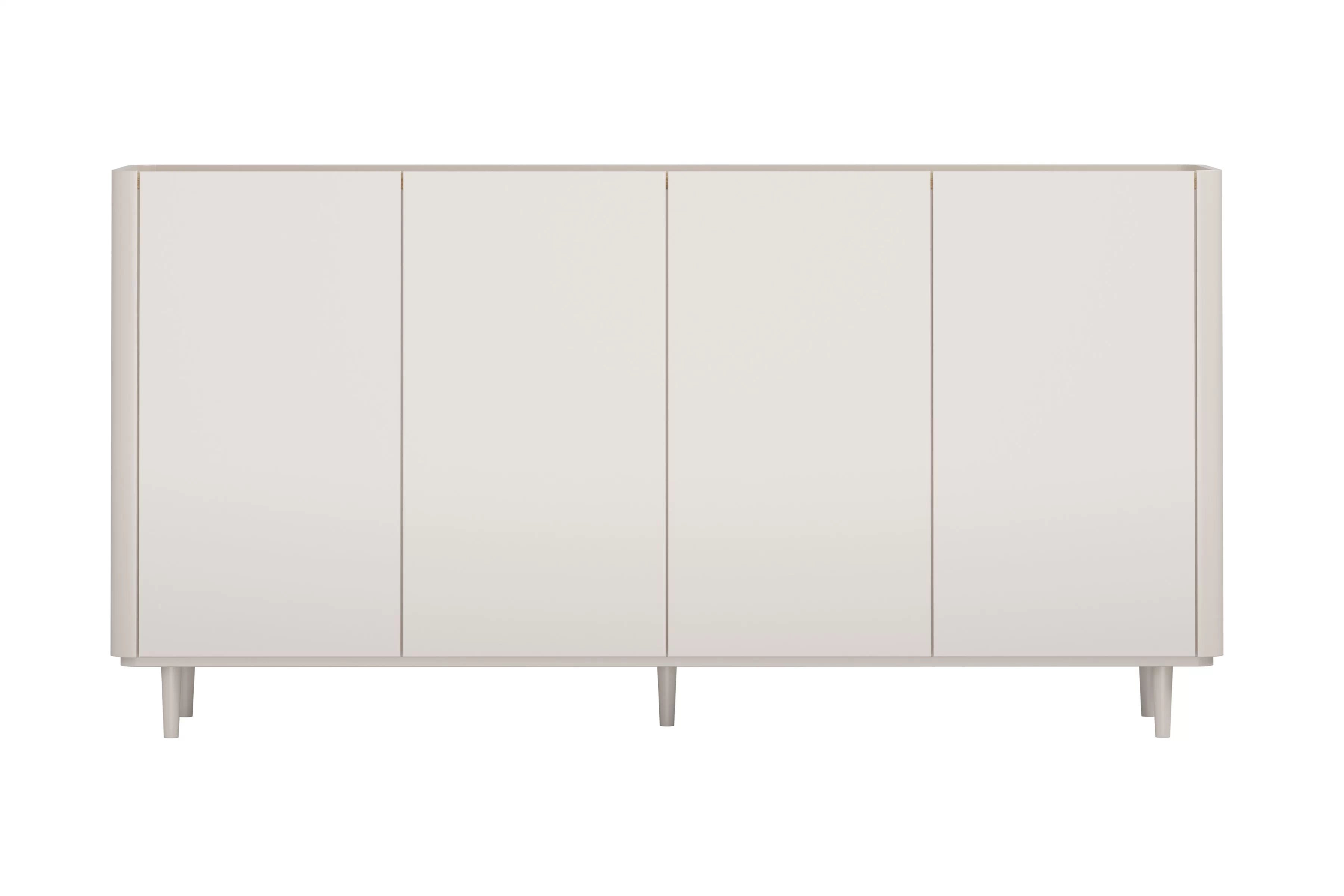 Komoda Elivo 200 cm na nožkách - kašmír / olejovaný dub Komoda Elivo 200 cm na nožkách - kašmír / dub olejowany