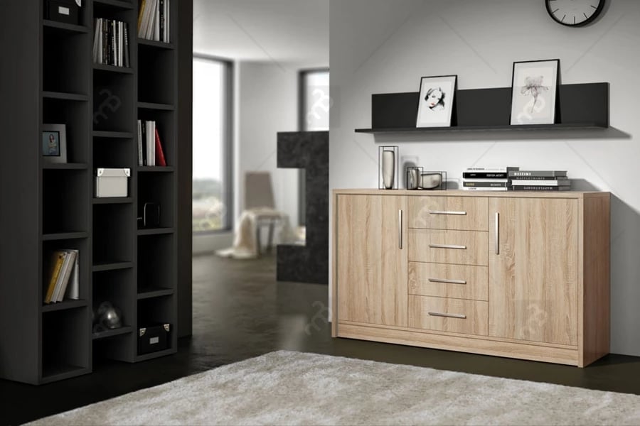 Komoda Genewa 2 - Koncovka Série Komoda do obývacej izby 