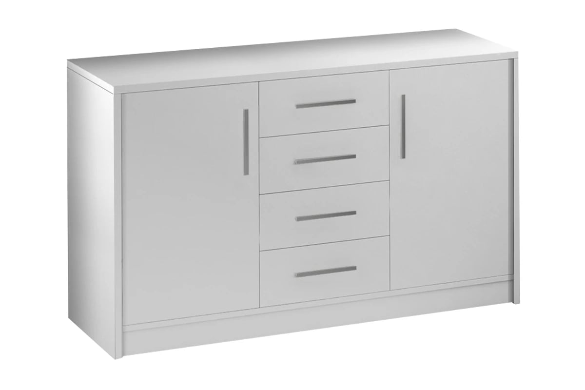 Komoda Genewa 2 - Koncovka Série Biela Komoda 