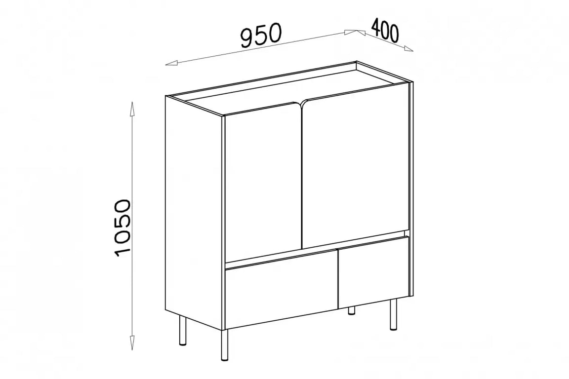 Komoda Azalio 95 cm so zásuvkami - piesková béžová / olejovaný dub Komoda Luca 9 so zásuvkami 95 cm - bez Pieskový / Dub olejowany