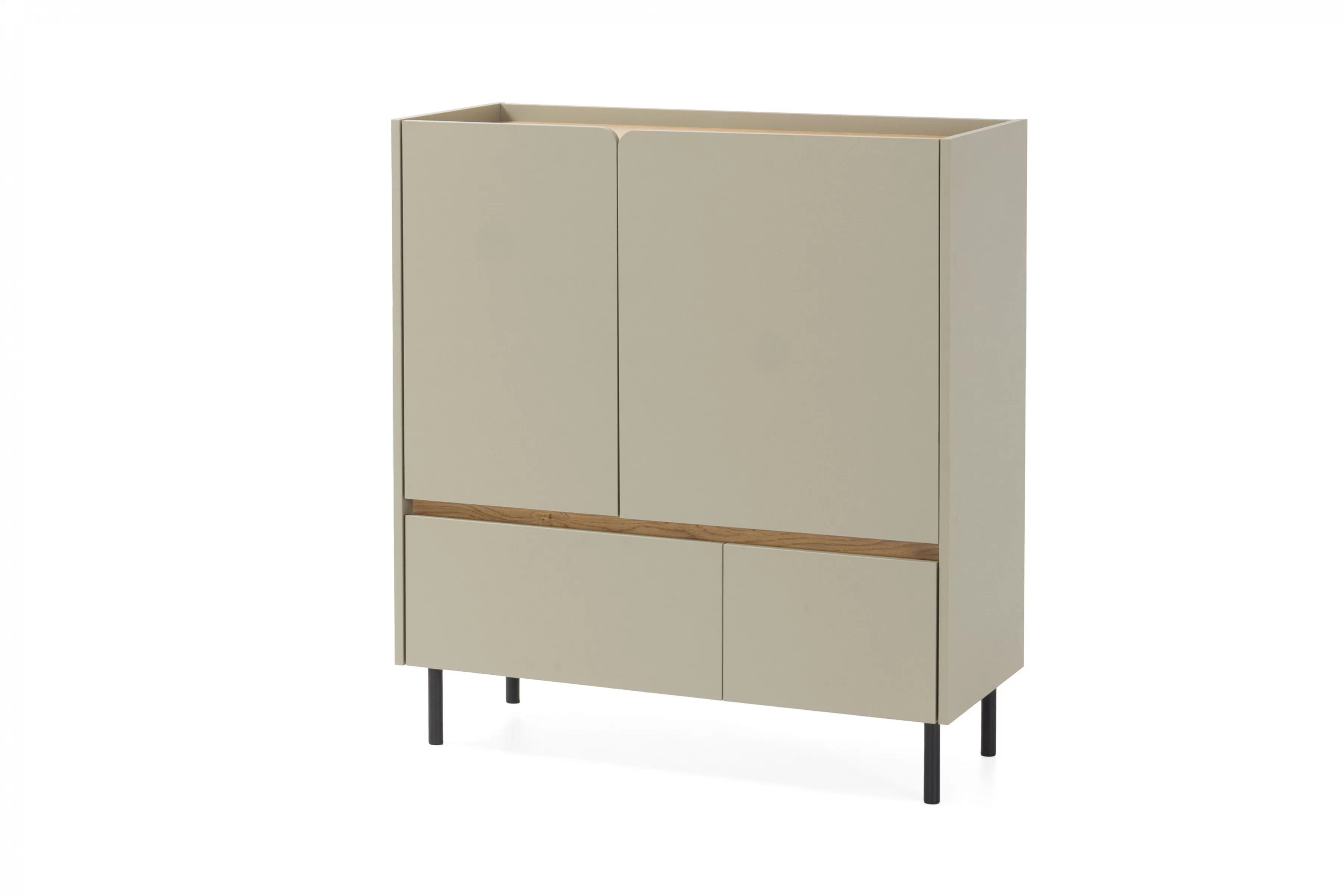 Komoda Luca 95 cm se zásuvkami - eukaliptus / dub baltic dune Komoda Luca 9 se zásuvkami 95 cm - eukaliptus / dub baltic dune