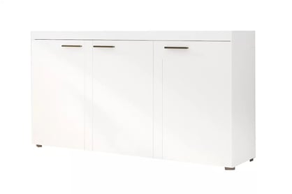 Komoda Luiza 3F - biely mat - 149 cm