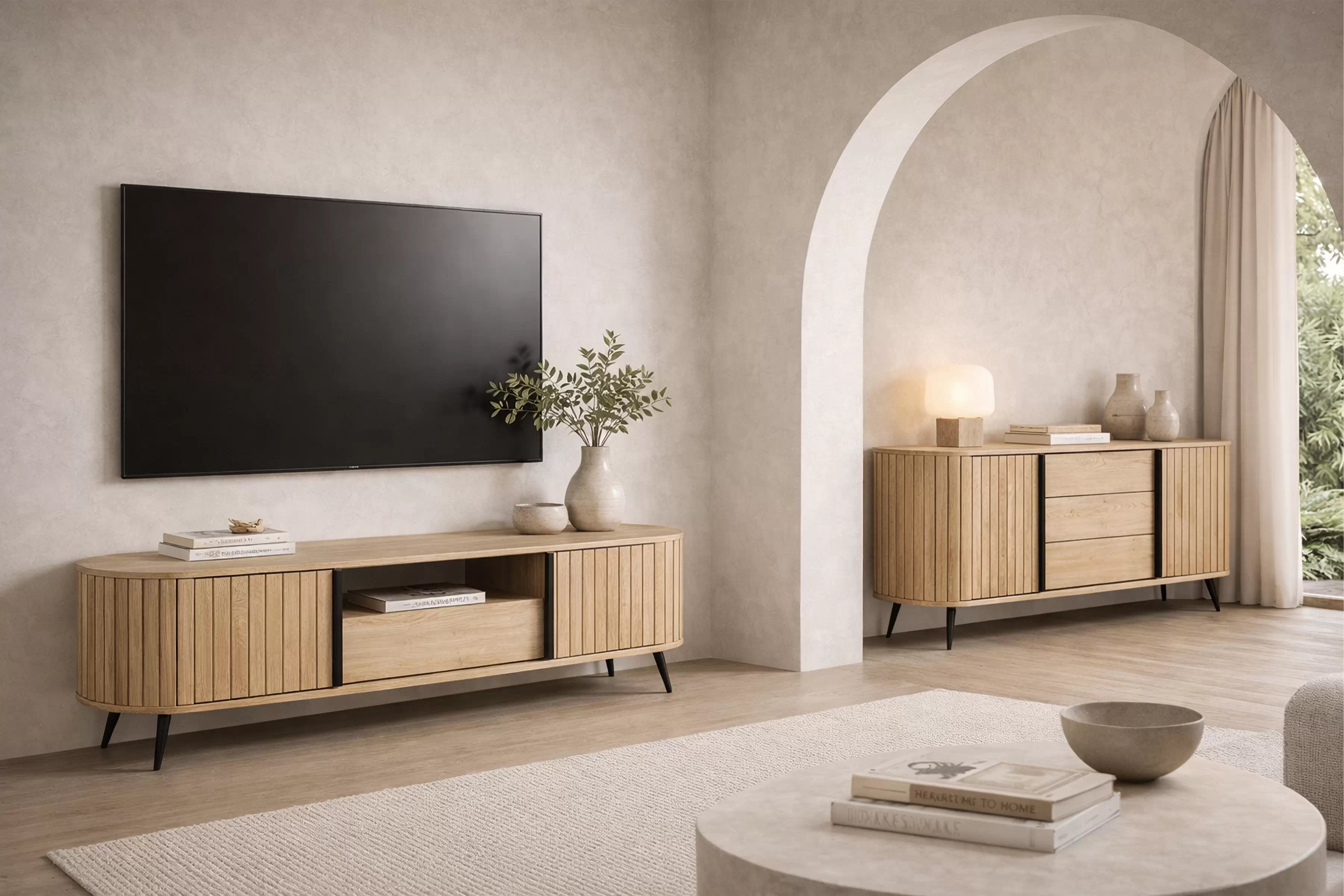 Komoda Luvio 196 cm se zásuvkami - dub cremona Komoda Luvio 196 cm se zásuvkami - dub cremona