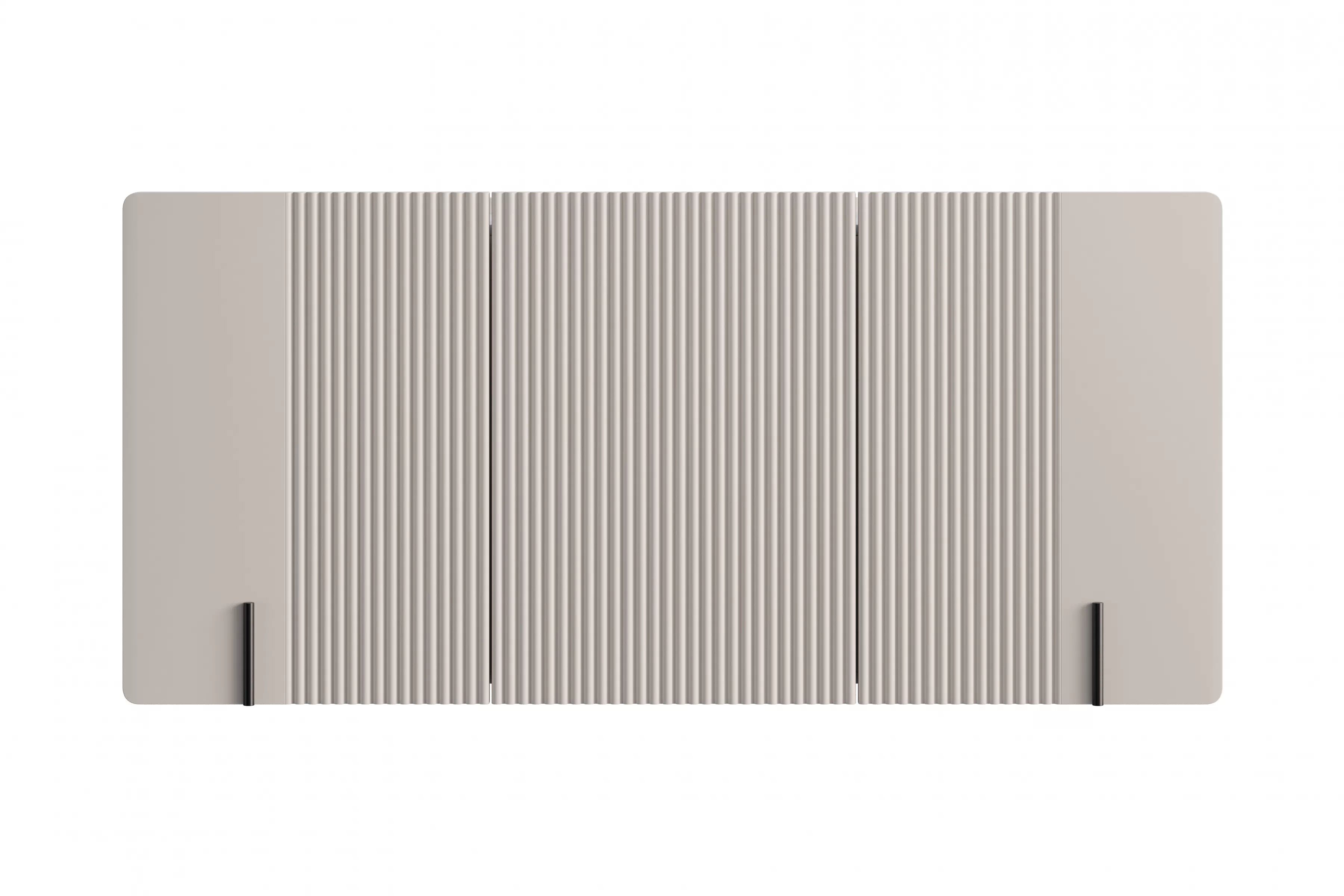 Závěsná komoda Malmi 150 cm - kašmírová / crema bianca / černá Komoda Malmi 150 cm závěsná - kašmír / crema bianca / černá