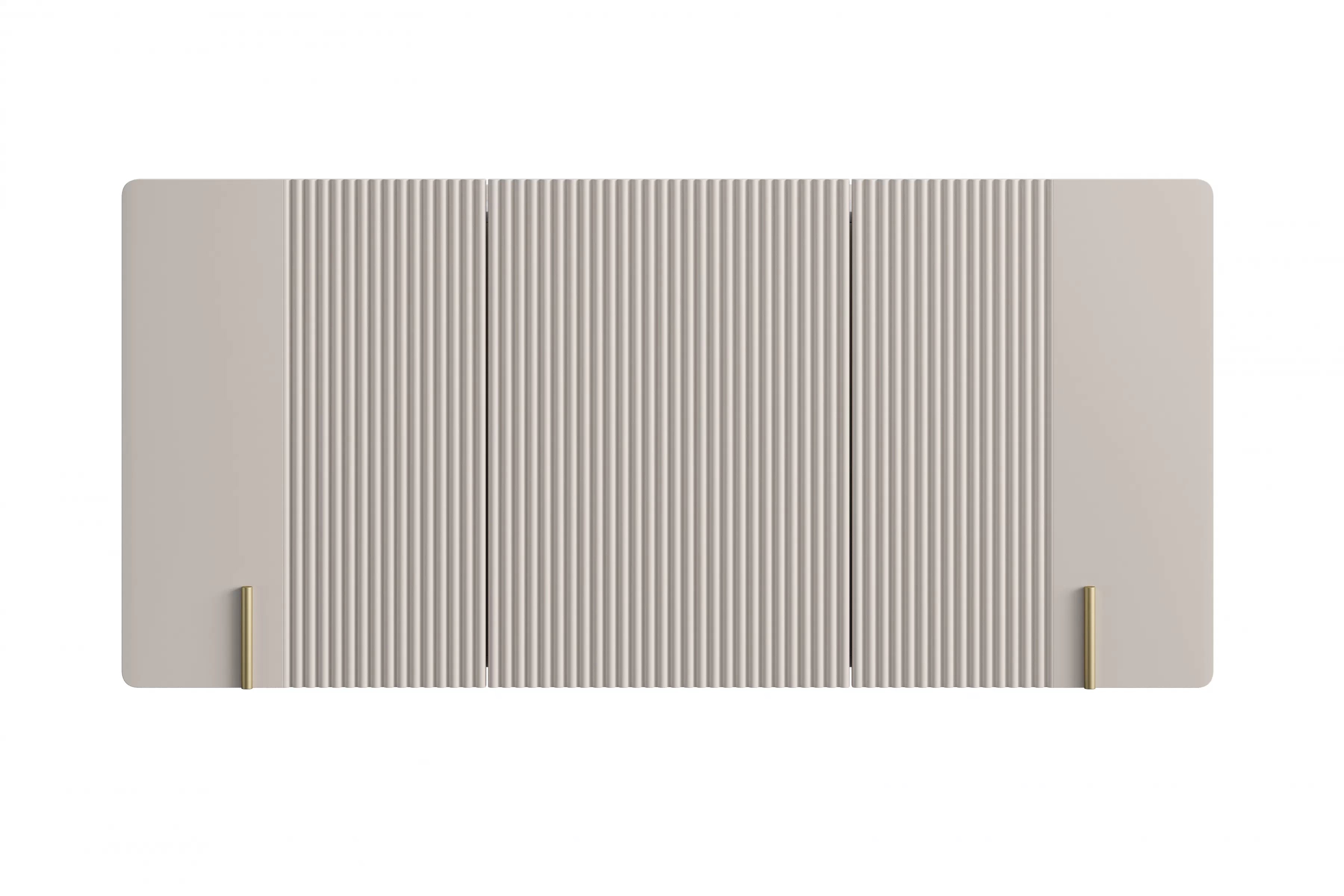 Závěsná komoda Malmi 150 cm - kašmír / crema bianca / zlatá Komoda Malmi 150 cm závěsná - kašmír / crema bianca / zlatá