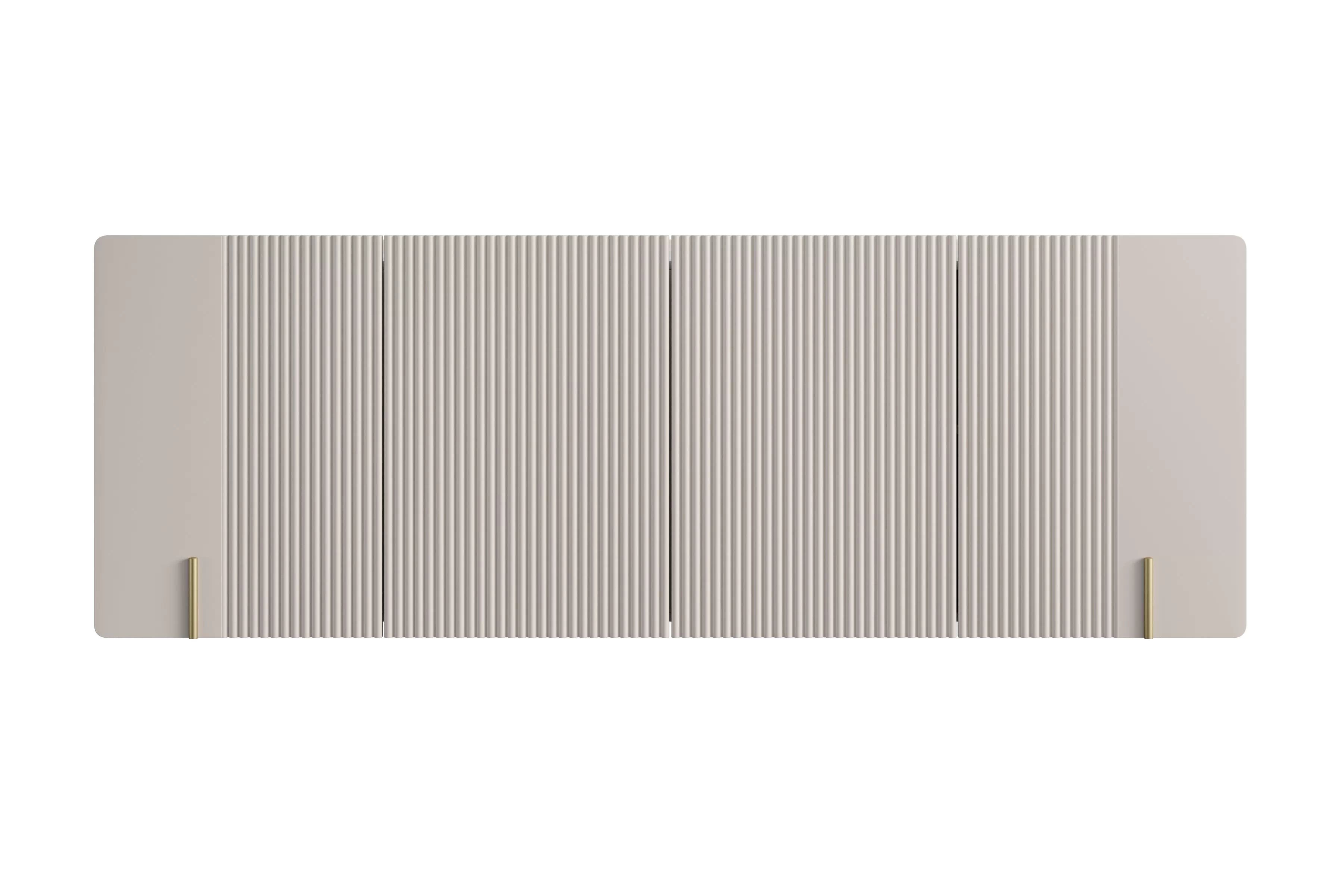 Závesná komoda Malmi 200 cm - kašmírová / zlatá Komoda Malmi 200 cm závesná - kašmír / zlaté