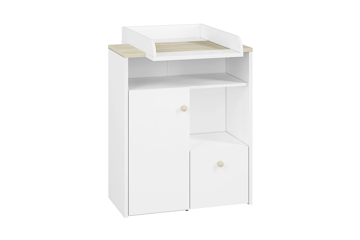 Komoda nízka s kontajnerom Nazo 10 - Koncovka Série Komoda s úložným priestorom 