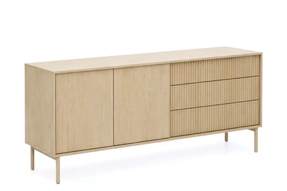 Komoda Rivio 187 cm se zásuvkami - dub cremona