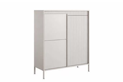 Komoda Sanos vysoká 103 cm - Béžová