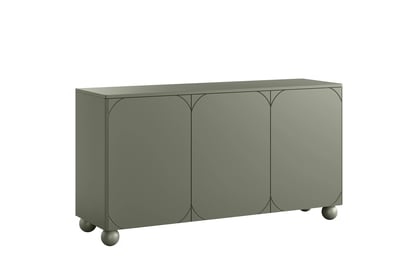 Komoda Sonatia II 150 cm s 2 ukrytými zásuvkami - olivová