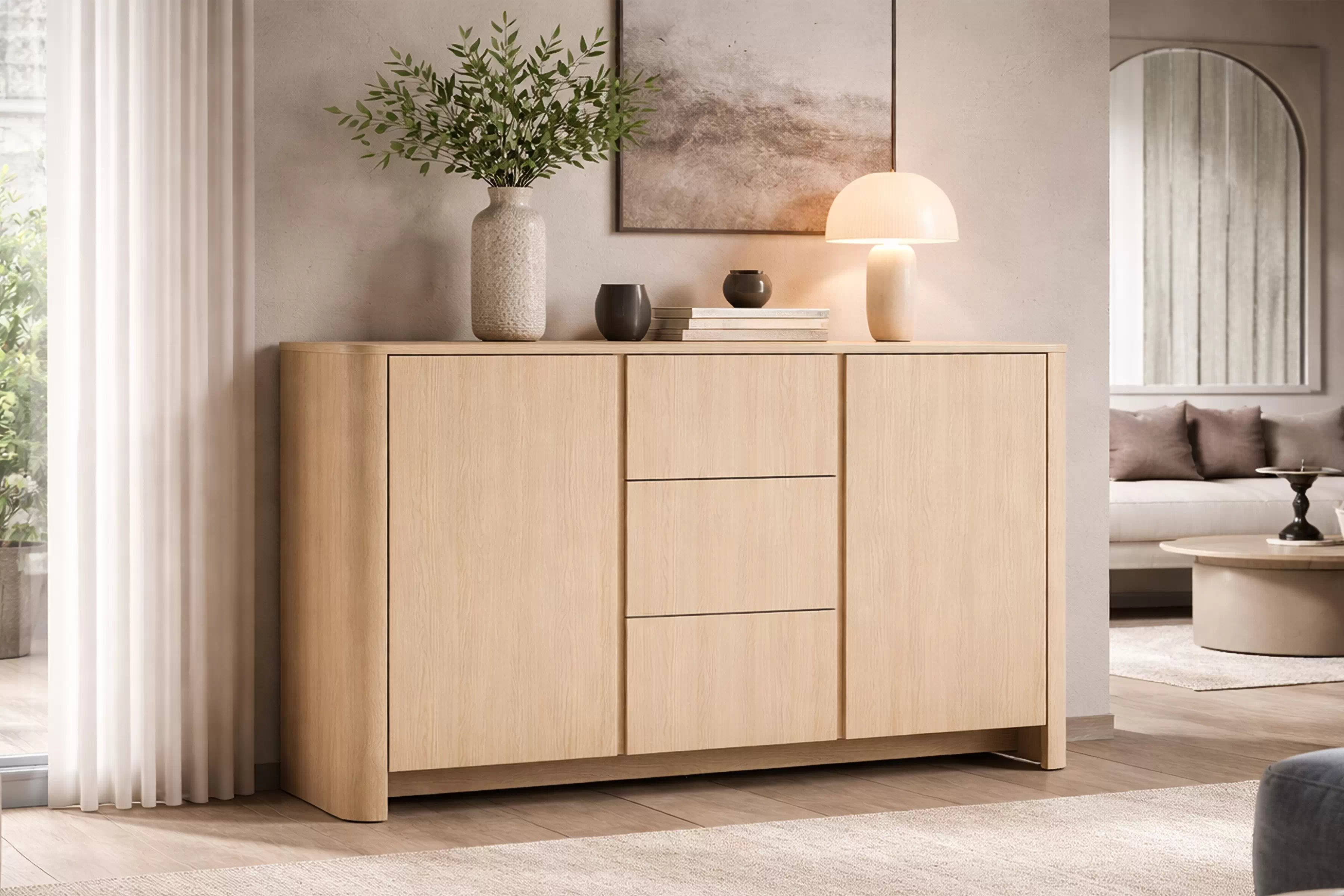 Komoda Sorrenti 168 cm se zásuvkami – dub Vicenza Komoda Sorrenti 168 cm se zásuvkami - dub vicenza