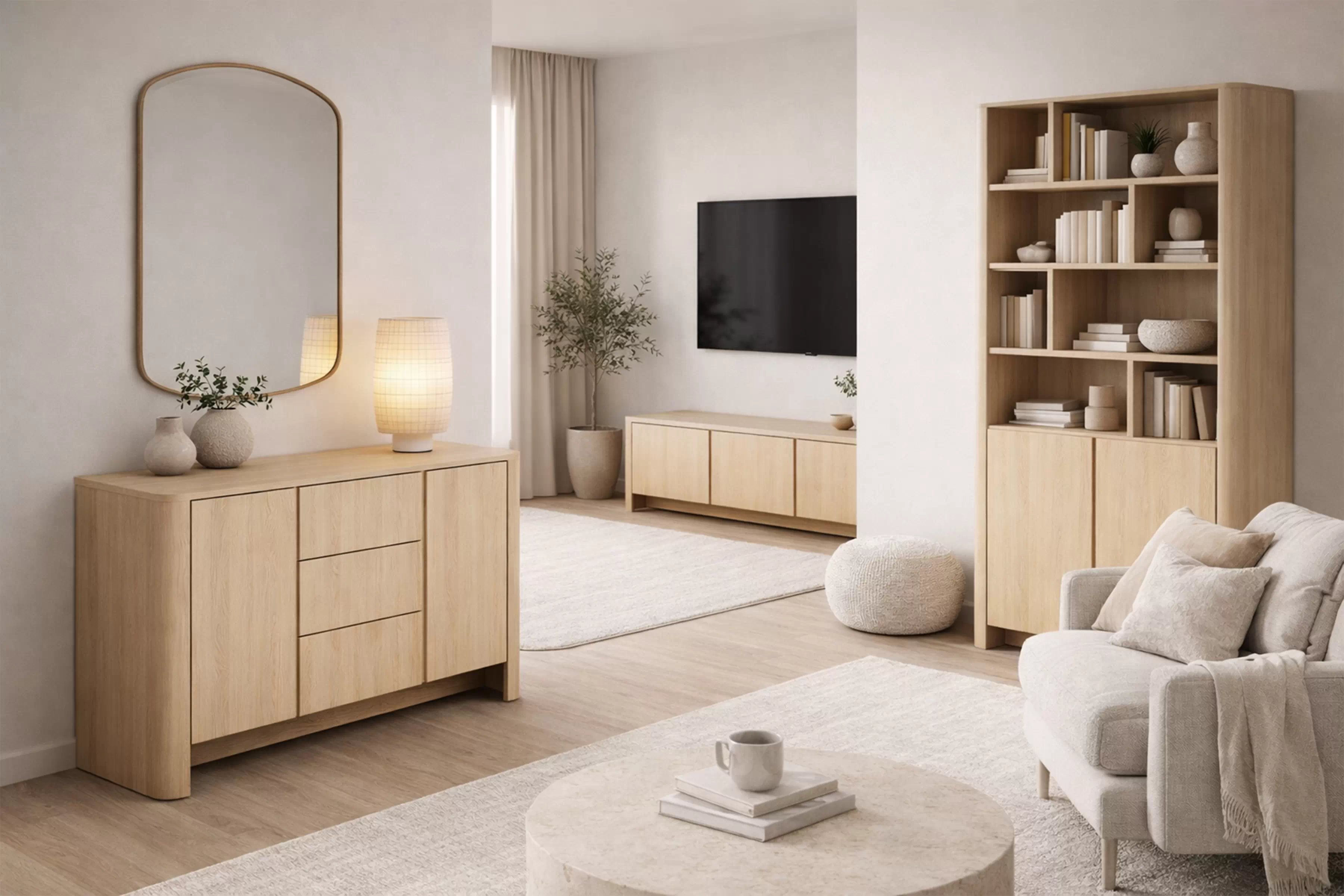 Komoda Sorrenti 168 cm se zásuvkami – dub Vicenza Komoda Sorrenti 168 cm se zásuvkami - dub vicenza