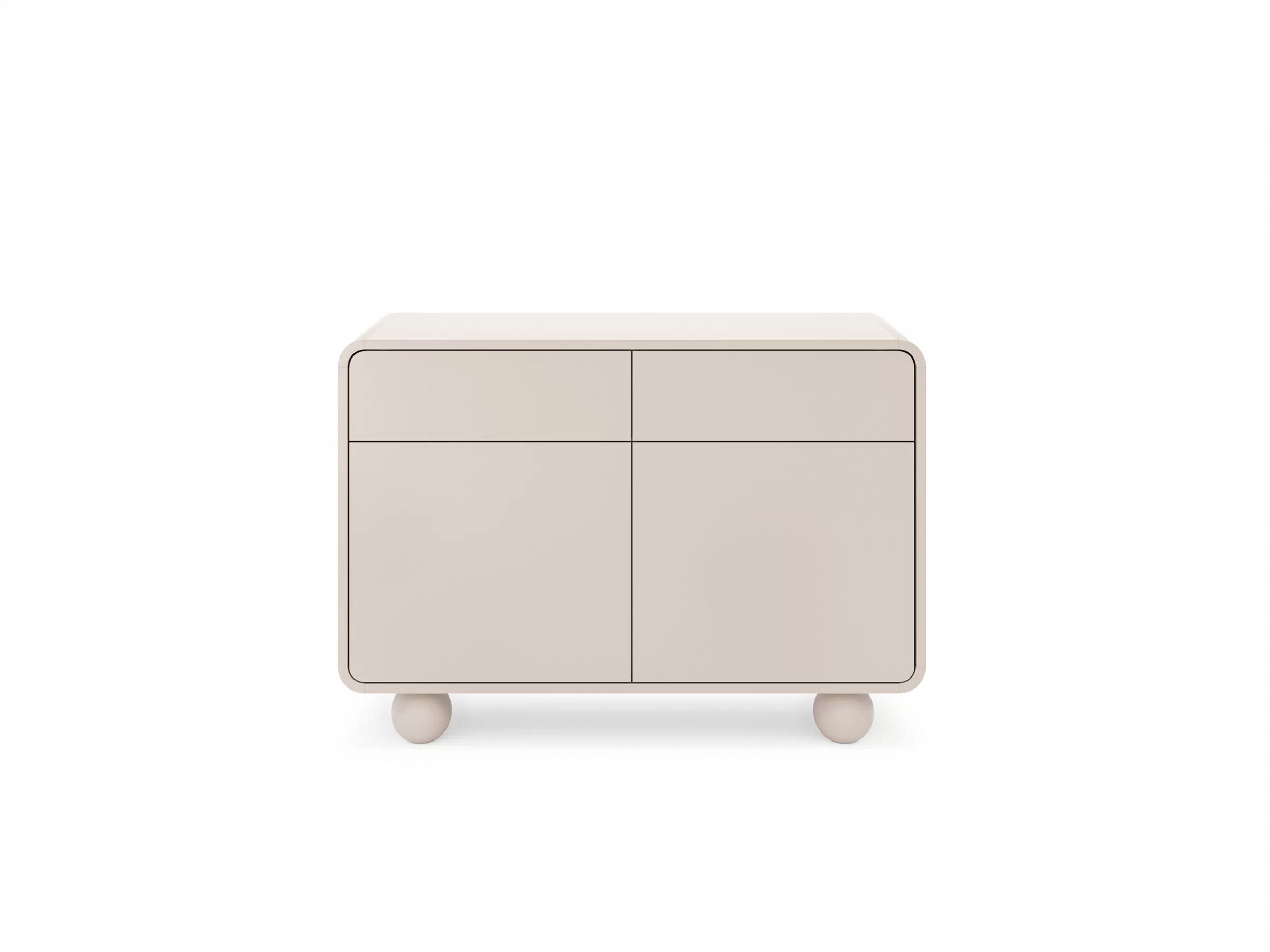 Komoda Vellino 108 cm se zásuvkami - kašmír Komoda Vellino 108 cm se zásuvkami - kašmír