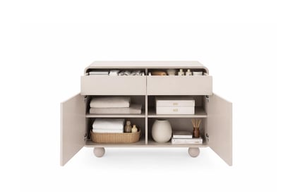 Komoda Vellino 108 cm se zásuvkami - kašmír Komoda Vellino 108 cm se zásuvkami - kašmír