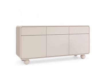 Komoda Vellino 160 cm se zásuvkami - kašmír