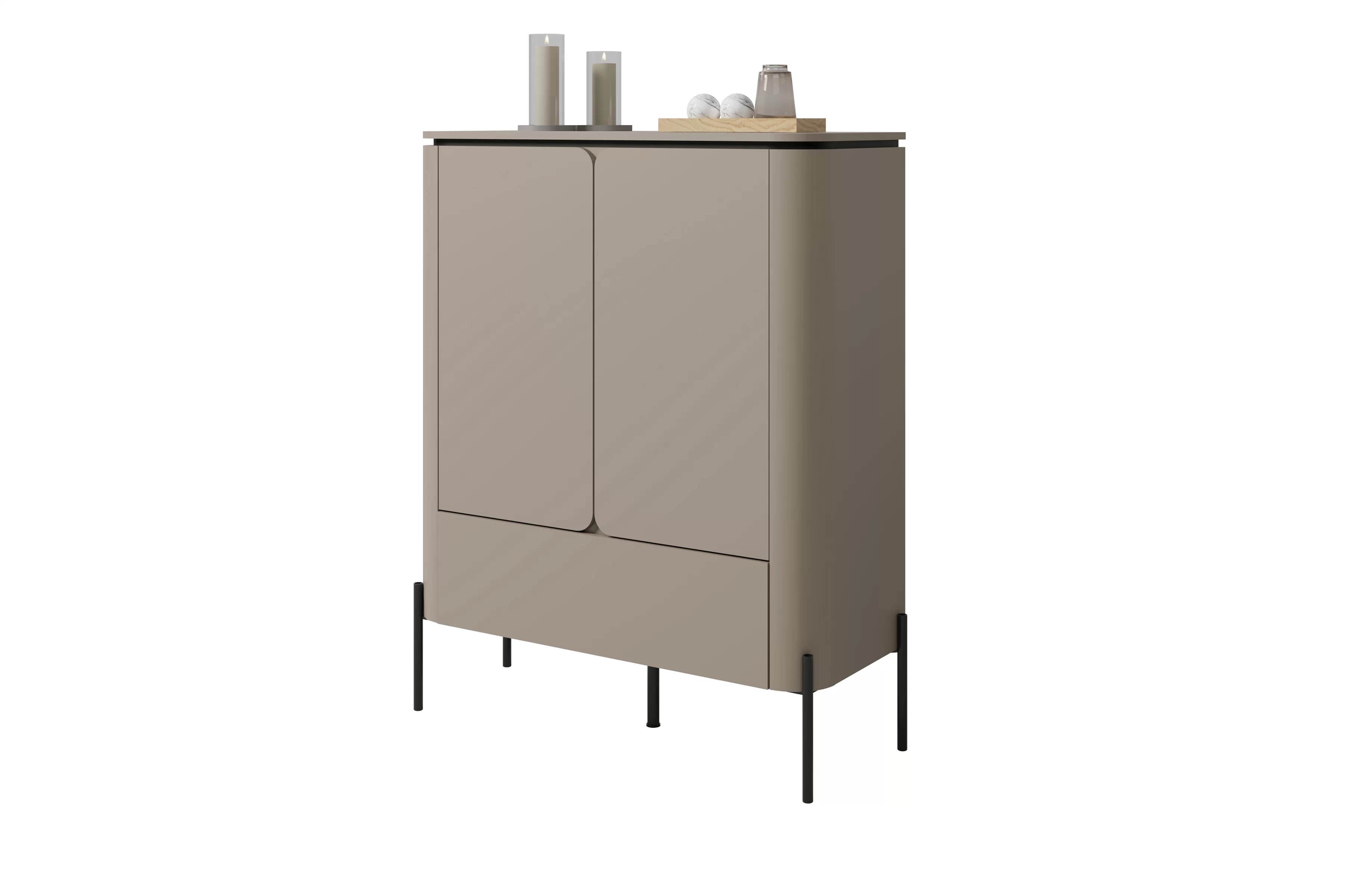 Vysoká komoda Bello 98 cm so zásuvkou - congo Komoda vysoká Bello 98 cm z szuflada - congo 