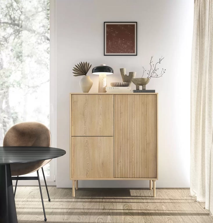 Vysoká komoda Rivio 104 cm - dub cremona Komoda vysoká Rivio 104 cm  - Dub cremona / oak cremona