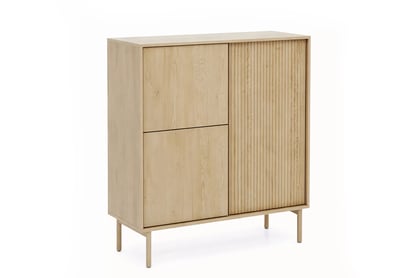 Vysoká komoda Rivio 104 cm - dub cremona