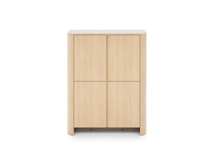 Vysoká komoda Sorrenti 103 cm - dub vicenza Komoda vysoká Sorrenti 103 cm - Dub vicenza