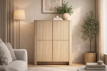 Vysoká komoda Sorrenti 103 cm – dub Vicenza Komoda vysoká Sorrenti 103 cm - dub vicenza