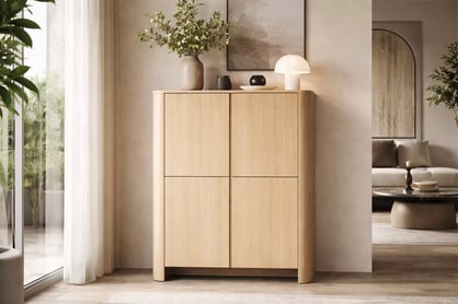 Vysoká komoda Sorrenti 103 cm – dub Vicenza Komoda vysoká Sorrenti 103 cm - dub vicenza