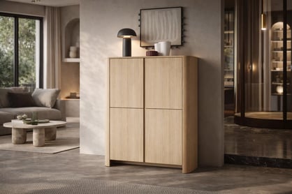 Vysoká komoda Sorrenti 103 cm – dub Vicenza Komoda vysoká Sorrenti 103 cm - dub vicenza