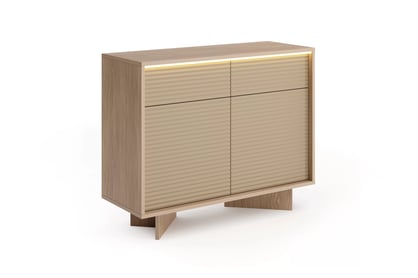 Komoda s zásuvkami Erini 104 cm - bolívar natural / cappuccino