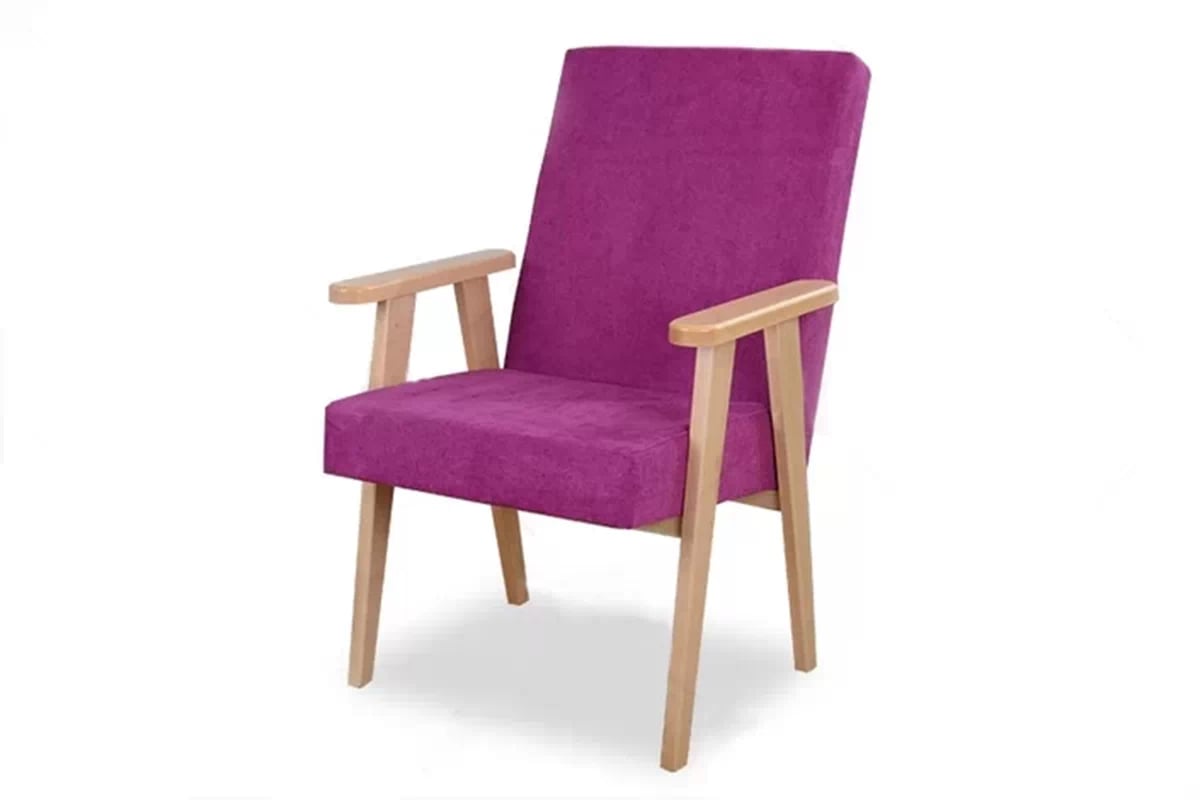 Klubová sedací souprava PRL Růžová Křeslo prl