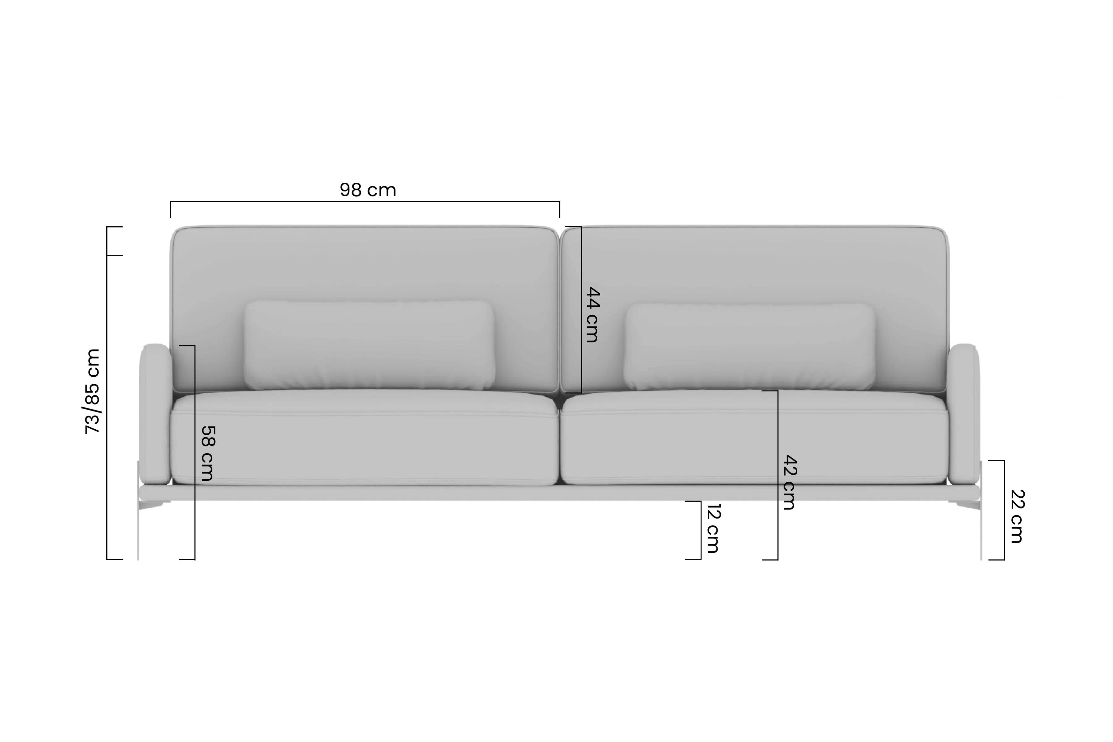 Sedacia súprava Meloria - pohovka a taburetka Komplet nábytku wypoczynkowych do obývacej izby Meloria - Pohovka i Taburet