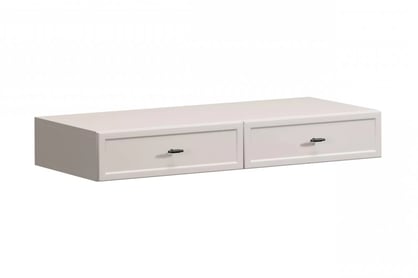 Závesná konzola Lorini 100 cm so zásuvkami - kašmírová / čierne T