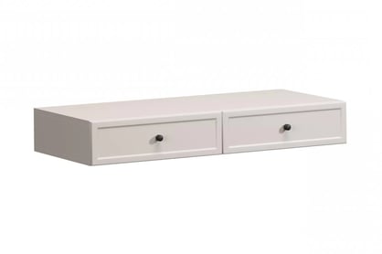 Závesná konzola Lorini 100 cm so zásuvkami - kašmírová / čierne G