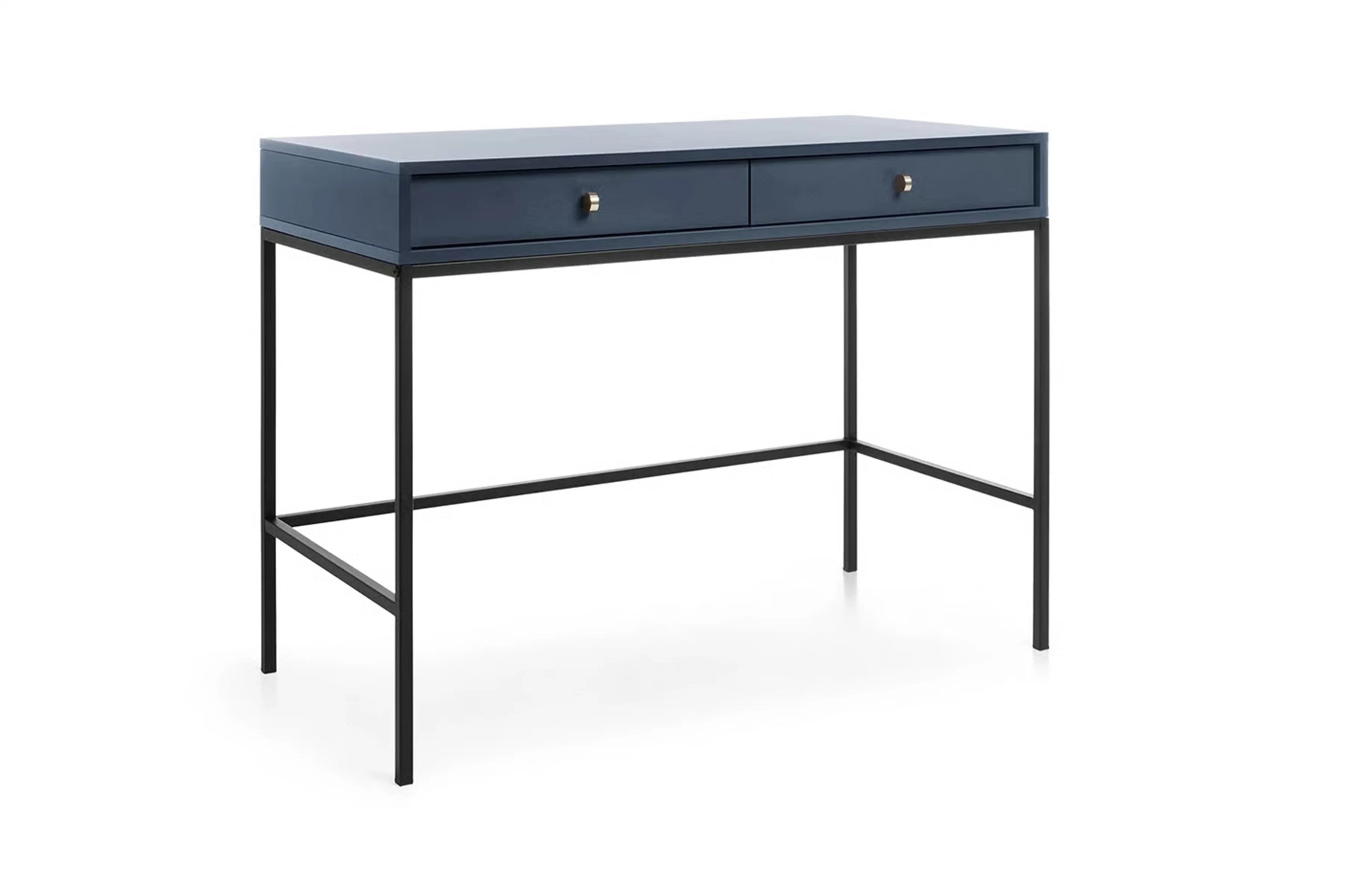 Konzolový stolík Eladia 103,5 cm - tmavomodrá Konzolový Stolík s dvoma zásuvkami Eladia - granat