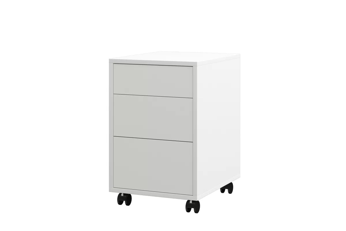 Kontajner do Písacie stoly Genius 40 cm - biely mat Kontajner do Písacie stoly Genius 40 cm - biely mat