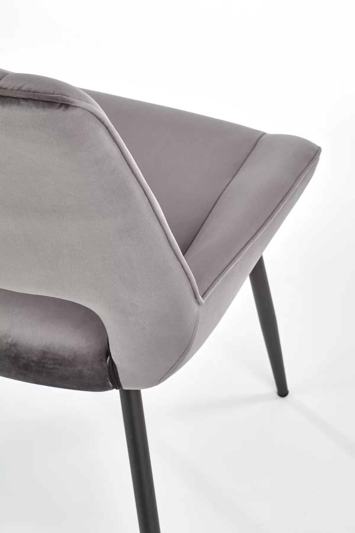 Čalouněná židle K404 - popelavá židle čalouněná K404 - Popelavá