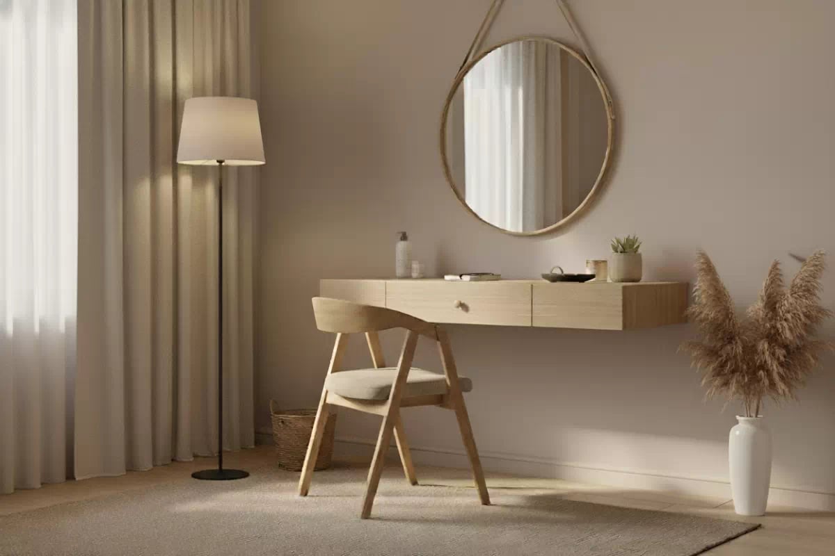 Dřevěná jídelní židle Elvarin s čalouněným sedákem – světle šedý šenil Wind 05 / lakovaný dub židle dřevěná Elvarin s čalouněným sedákem - světlý šedá šenil Wind 05 / dub lakierowany