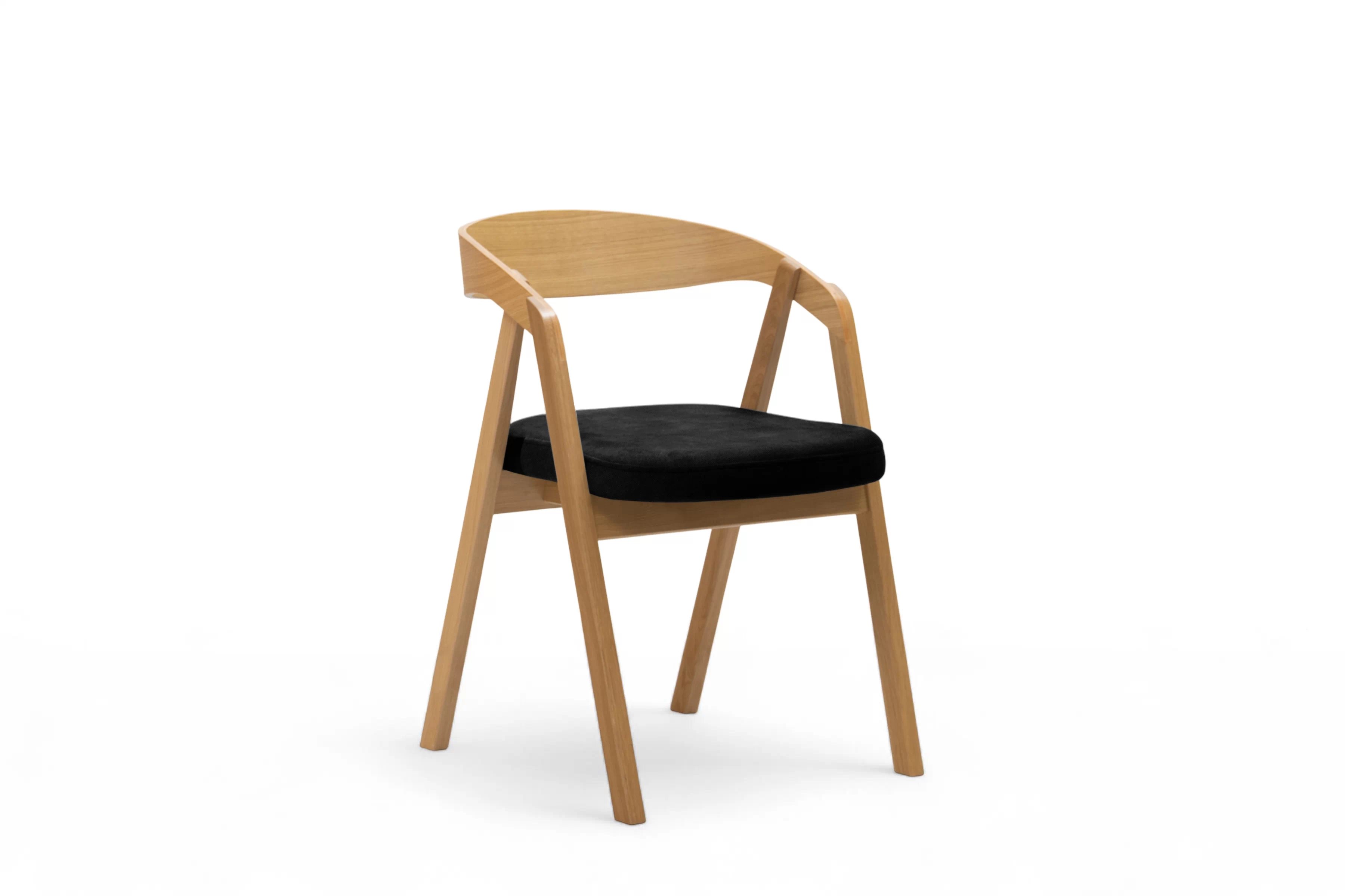 Dřevěná jídelní židle Elvarin s čalouněným sedákem židle dřevěná Elvarin s čalouněným sedákem