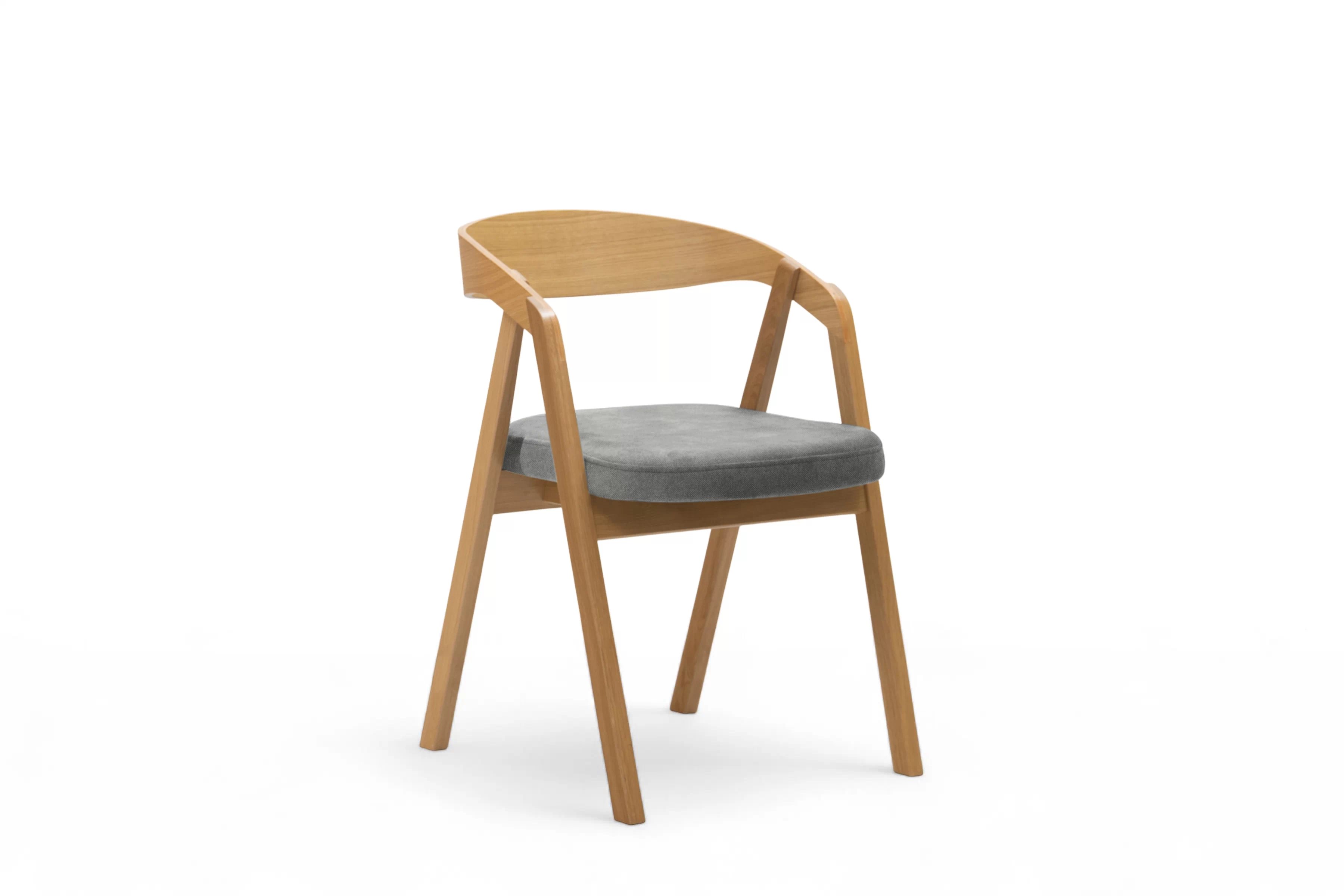 Dřevěná jídelní židle Elvarin s čalouněným sedákem židle dřevěná Elvarin s čalouněným sedákem